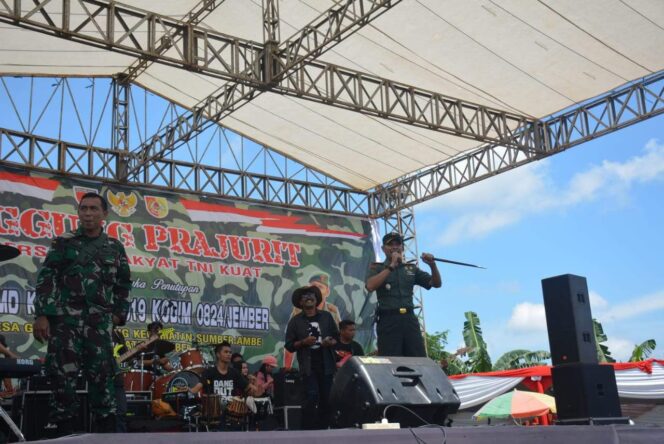 
					Selain Pelayanan Kesehatan, Penutupan TMMD di Jember juga Diwarnai dengan Stand Bazar