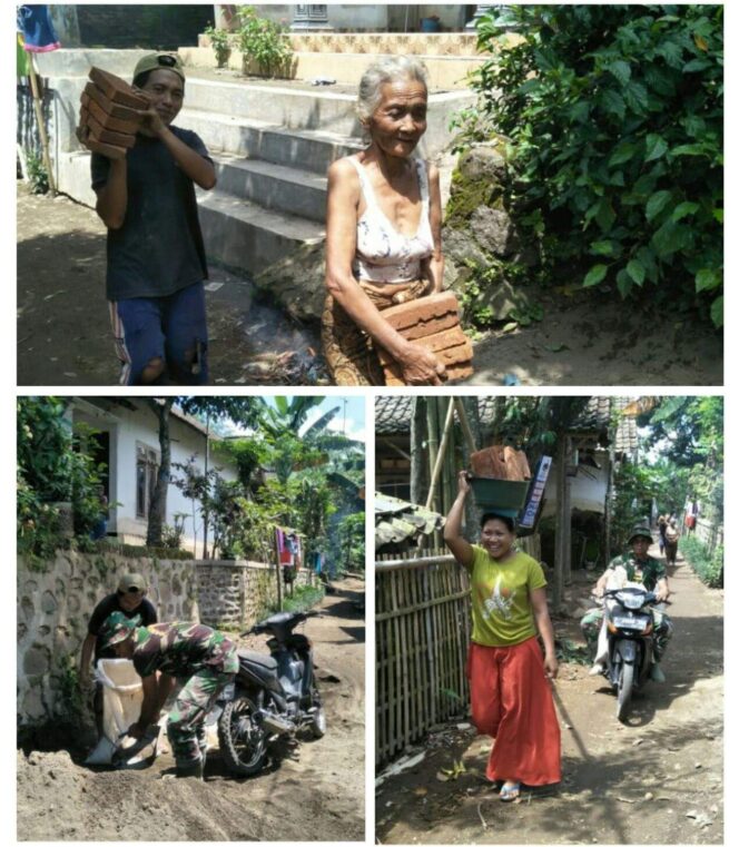 
					Semua Warga Membaur Ikut Bantu Satgas TMMD Jember