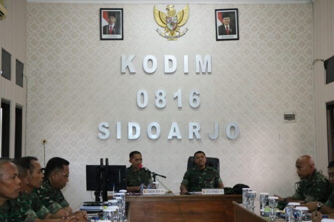 
					Program Semester I Kodim 0816/Sidoarjo Dievaluasi