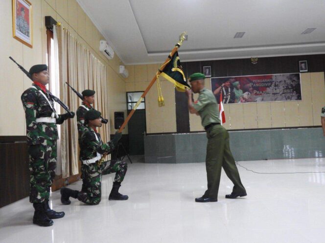 
					Danyonarmed 12 Kostrad Terima Laporan Korps Raport Pindah Satuan