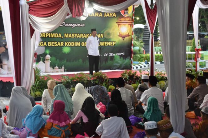 
					Danrem Bhaskara Jaya Safari Ramadhan di Sumenep