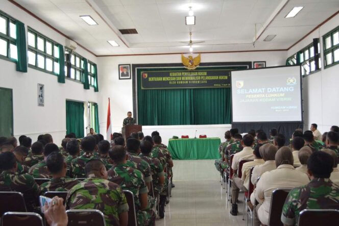 
					Penyuluhan Hukum, Tekan Angka Pelanggaran Prajurit di wilayah Korem 083/Baladhika Jaya