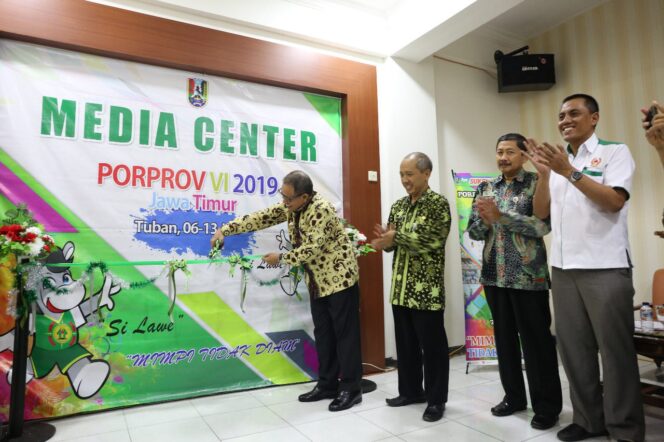 
					Media Center Tuban Diresmikan Menyambut Porprov VI Jatim 2019.