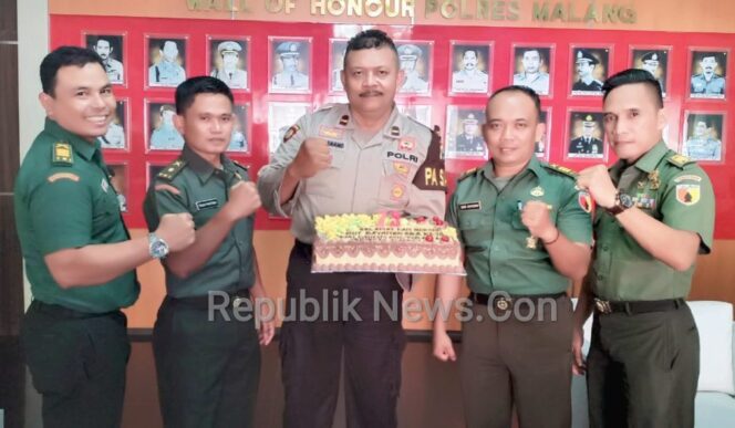 
					POLRES MALANG DAN JAJARAN, DIHUJANI UCAPAN DAN SURPRISE