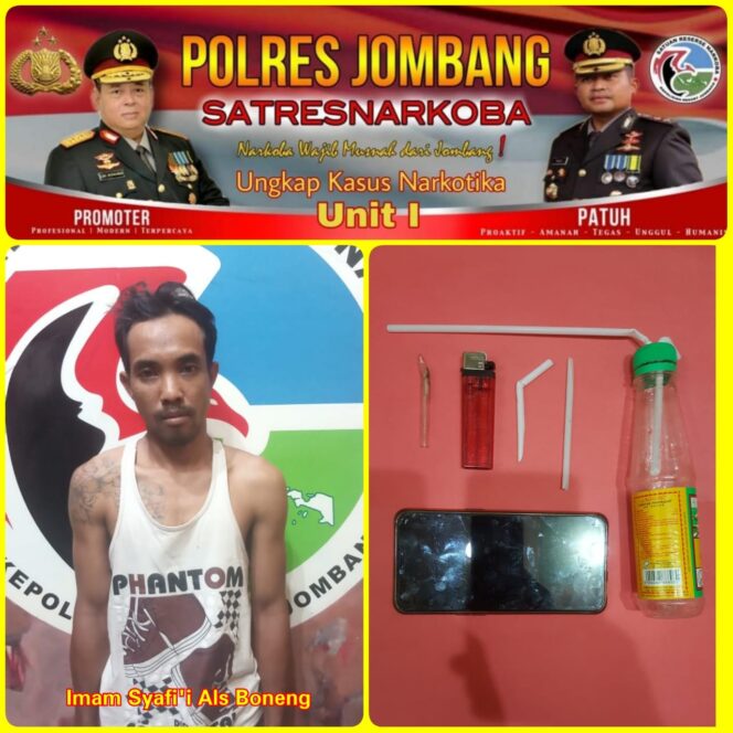 
					Asik Pesta Sabu, Boneng Dibekuk Satresnarkoba Polres Jombang