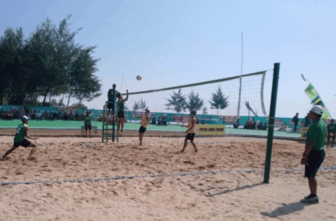 
					Cabor Voli Pantai ,Tim Tuban Pastikan Masuk Semi Final.