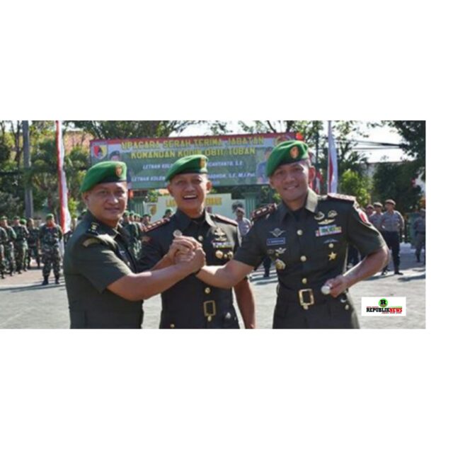 
					Sertijab Dandim 0811/Tuban, Dari Letkol Inf.Nur Wicahyanto Kepada Letkol Inf Viliala Romadhon.