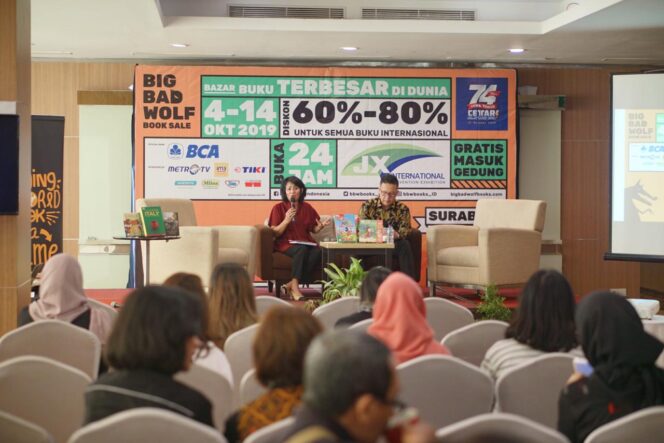 
					Bazar Buku Big Bad Wolf Surabaya 2019 Digelar Dalam HUT Pemprov Jawa Timur ke-74