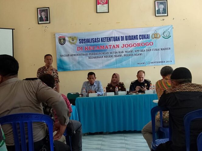 
					Sosialisasi Ketentuan Di Bidang Cukai oleh Pemerintah Kabupaten Ngawi