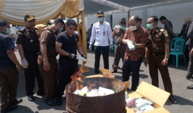 
					Barang Bukti dari 140 Perkara  Dimusnahkan.