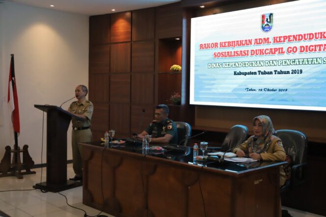 
					Dandim 0811/Tuban Dukung Program Go Digital Disdukcapil Tuban.
