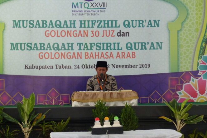 
					Ikuti MHQ 30 Juz , Kafilah Tuban Sementara Peroleh Skor 78,50.