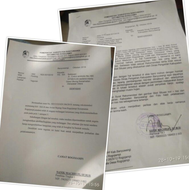 
					Camat Kirim Surat, Dinas Pengairan Belum Lakukan Tindakan