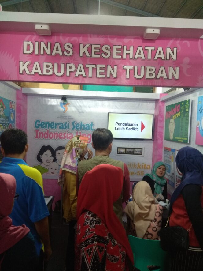 
					Hari Keempat, Stand Dinkes Tuban di Pameran Tuban Fair  Ramai Dibanjiri Pengunjung.