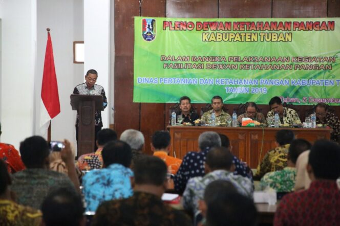 
					Dispertan Tuban Gelar Pleno Dewan Ketahanan Pangan, Murtadji : Bertujuan Guna Memahami Tugas Pokok dan Fungsi Anggota Dewan Ketahanan Pangan