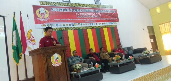 
					Musorkab KONI Aceh Timur Di Buka Oleh Sekda, Masa Bakti 2019-2023