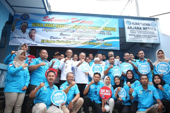 
					Berkunjung ke Tuban, Kepala BNN RI : Sinergitas Antar Instansi Terus Ditingkatkan Untuk Menjaga Tuban Dari Ancaman Narkoba.