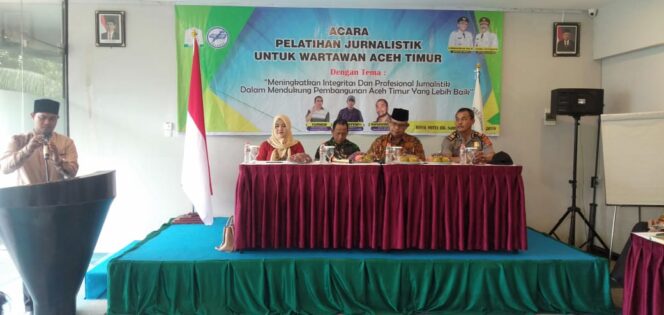
					Persatuan Wartawan Aceh Timur Gelar Pelatihan Jurnalistik “Meningkatkan Integritas Dan Profesional”