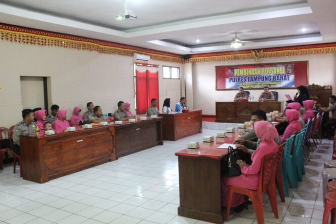 
					Pembinaan Para Anggota Polres Lampung Barat Yang Lulus Seleksi Tes