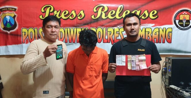 
					Unit Reskrim Polsek Diwek Berhasil Mengamankan Tersangka Judi Togel