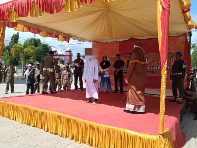 
					Tiga Terpidana Kasus Maisie Menjalani Eksekusi Cambuk