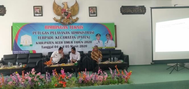 
					Tingkatkan Pelayanan Masyarakat Pemerintahan Aceh Laksanakan Bimtek PATEN