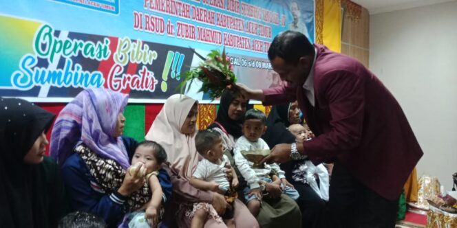 
					Bakti Sosial Operasi Bibir Sumbing Di buka oleh Bupati Aceh Timur