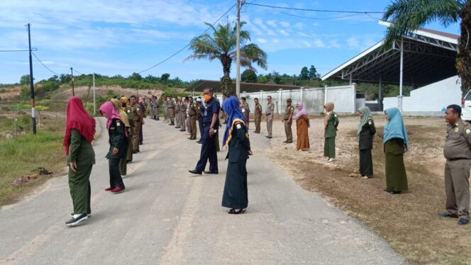 
					Kasat Pol PP Ajak Anggota Berjemur “Cegah Covid19
