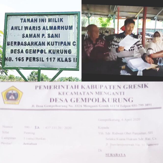 
					Perjuangan Bapak Rai Terhadap Hak Warisan Tanah di Gresik