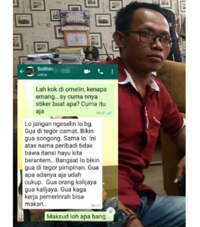 
					Alasan di Marahi Camat “Oknum Satpol PP Cikarang” Ngajak Berantem Wartawan