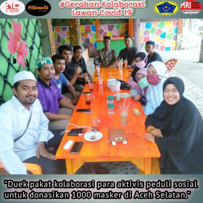 
					Mahasiswa Aceh Selatan Peduli Sosial Dalam Gerakan Donasi 1000 Masker