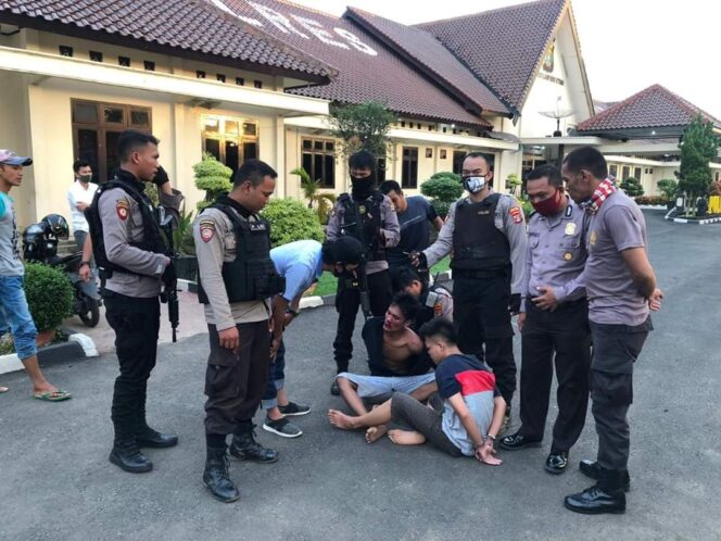 
					Sabhara Polres Lampung Utara Amankan 2 Pelaku Spesialis Curanmor