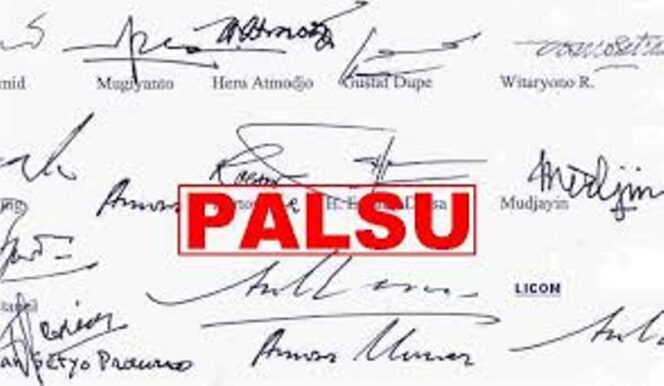 
					Palsukan Tanda Tangan Sekdes “Oknum Bendahara Dan Peratin Sumur Jambu” Di Polisikan