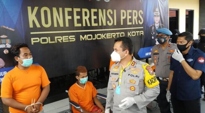 
					3 Pelaku Ranmor dan 1 Penadah Diringkus Satreskrim Polresta Mojokerto