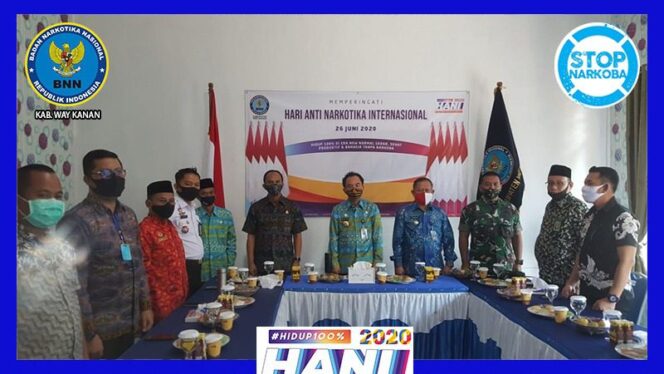 
					Peringatan HANI Tahun 2020 Secara Virtual Di BNN Kabupaten Way Kanan