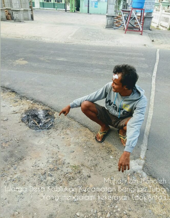 
					Warga Kablukan Bangilan Tuban Alami Kekerasan Oleh Orang Tak Dikenal.