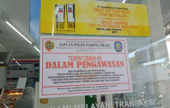 
					Indomaret Menjamur Di Mojokerto “Belum Ada Tindakan Tegas” Meskipun Ijin Belum Lengkap dan Perda Di Langgar