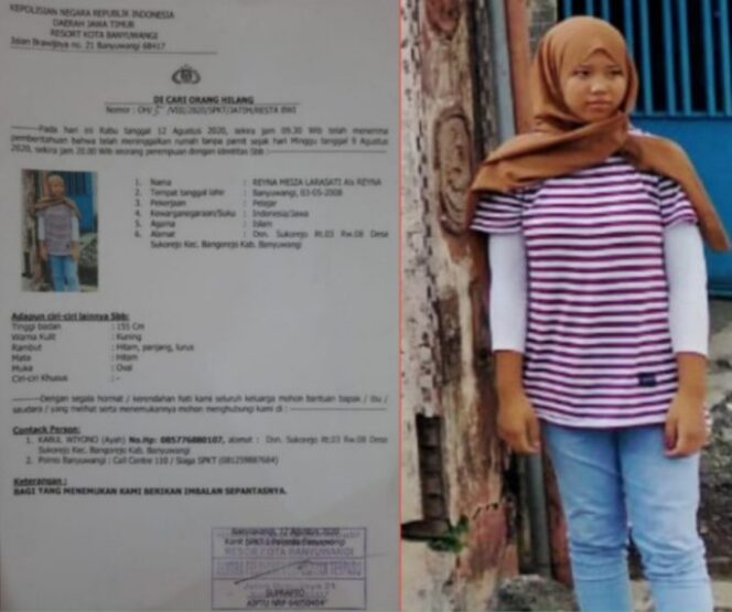 
					Remaja 12th “Meninggalkan Rumah Tanpa Pamit” Keluarga Lapor Polisi