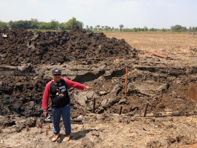 
					Pipa Milik Pertamina EP Asset 4 Sukowati Field  Bocor .