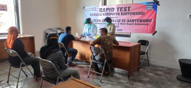 
					BAWASLU BANYUWANGI GELAR RAPID TEST MASSAL TAHAP 2