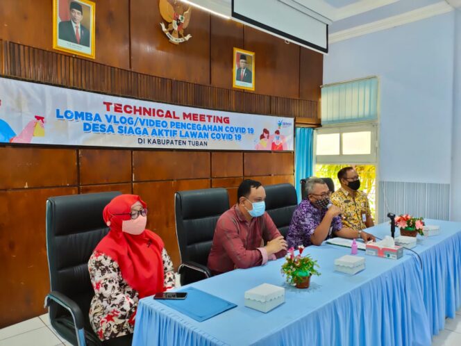 
					Dinkes Tuban Selenggarakan Technical Meeting Lomba Vlog / Video Pencegahan Covid-19.