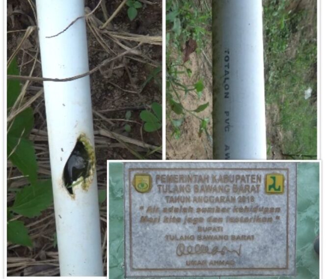 
					Proyek Sumur Bor “Dinas PUPR Tulang Bawang” Mangkrak Tidak Ada Manfaatnya