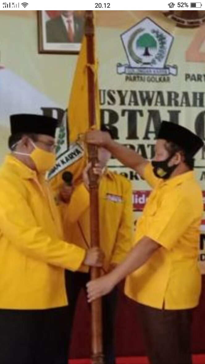 
					Partai Golkar Dan Paslon YONI Lakukan Pendiďikan politik Dan Strategi Pemenangan Dalam Pilkada 2020 Di Kantor DPD. Golkar.