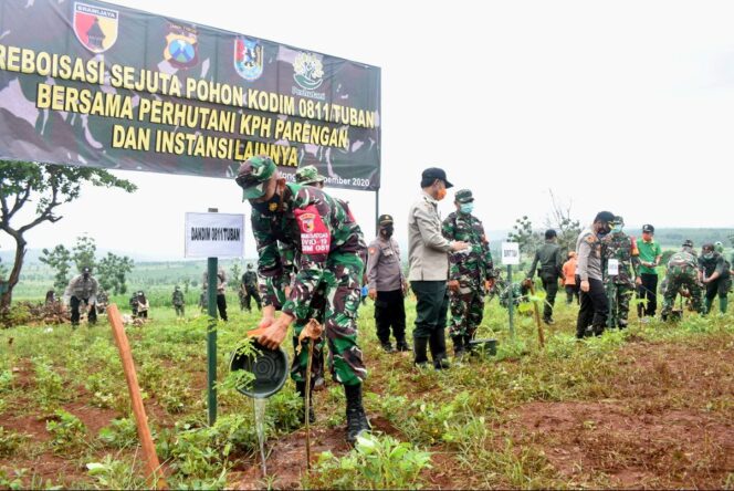 
					Kodim 0811 Tuban Gelar Reboisasi Sejuta Pohon.
