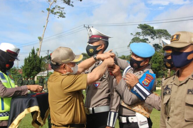 
					Polres Lampung Barat Gelar Apel Pasukan Ops Lilin Krakatau 2020