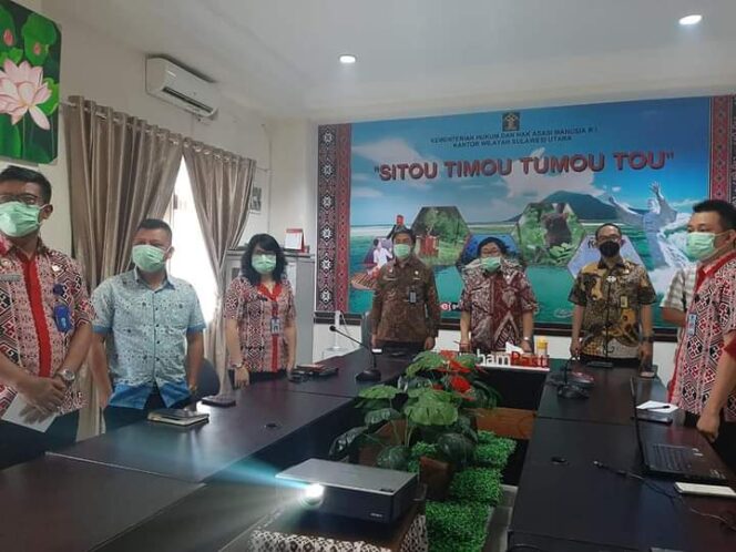 
					Entry Meeting Pemeriksaan BPK RI atas Laporan Keuangan Kementerian Hukum dan HAM TA 2020