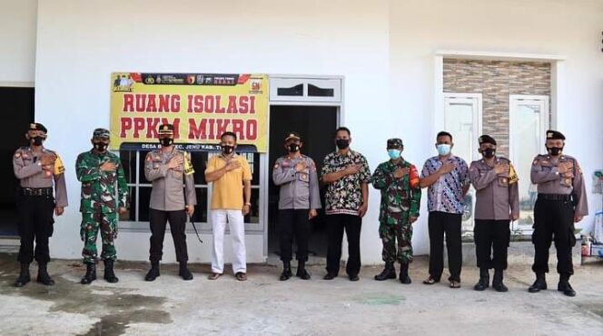 
					Pelaksanaan PPKM Mikro Dipantau Kapolres dan Dandim 0811 Tuban.