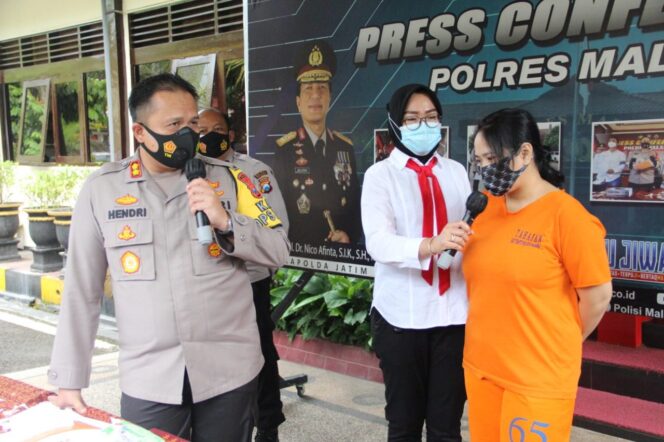 
					Biduan Dangdut Cantik Asal kota Malang di Ciduk Polres Malang