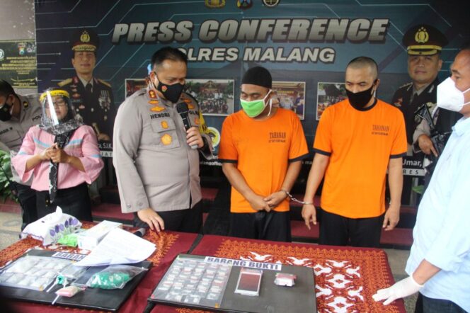 
					Budak Sabu warga Asal Gondanglegi dan Pagelaran di Gulung Polres Malang