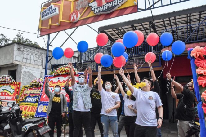 
					Gerai pertama Nyayap resmi dibuka di bilangan Tanjung Duren, Jakarta Barat